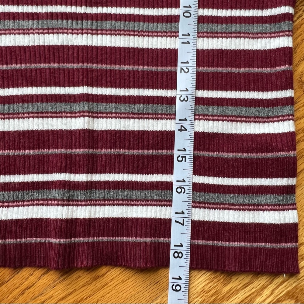 Pink Republic Multi Color Striped Soft Knit Sweater Size Extra Large - Picture 4 of 6